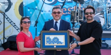 Gençlik festivalinde renkli anlar