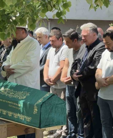 Alibey Barajı’nda ölü bulunan İshak Öztürk son yolculuğuna uğurlandı