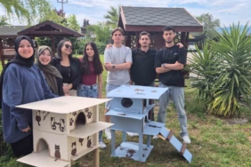 Havran MYO öğrencilerinden kedilere sıcacık yuva