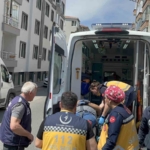 Çorlu’da 1,5 metre yükseklikten düşen işçi yaralandı