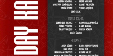 A Milli Takım’ın, ABD ve Meksika maçları aday kadrosu açıklandı