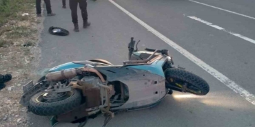 Keşan’da tır ile çarpışan motosikletin sürücüsü yaralandı