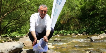 Kirazdere’ye 8 bin alabalık bırakıldı