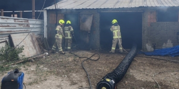 Balıkesir’de ahırda çıkan yangında 42 küçükbaş hayvan telef oldu