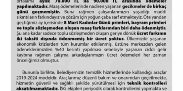 Maltepe Belediyesi: "Ekonomik krizden işçilerimizin en az etkilenmesi için çabalıyoruz"