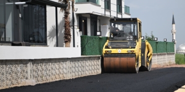 Sarımeşe Mahallesi’ne 750 tonluk asfalt