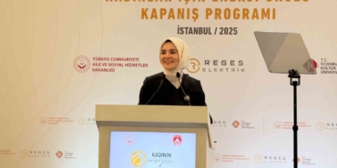 Bakan Göktaş: "Kadınların enerjisiyle güçlenen bir sektörün ve adil bir geleceğin ilk adımlarına tanıklık ediyoruz"