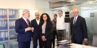 Bulgaristan Edirne Başkonsolosu, Çerkezköy TSO Başkanı Çetin ile görüştü