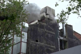 Şişli’de 5 katlı boş binada yangın