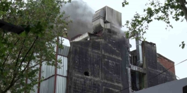 Şişli’de 5 katlı boş binada yangın
