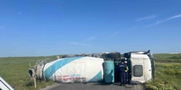 Ergene’de beton mikseri devrildi: 1 yaralı