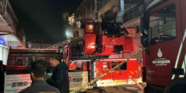 Zeytinburnu’nda iş yerinde korkutan yangın