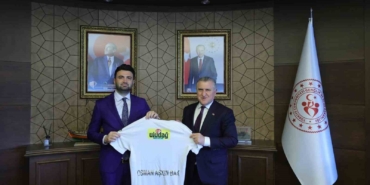 Enes Çelik’ten Gençlik ve Spor Bakanı’na teşekkür ziyareti