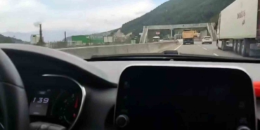 D-650’de otomobiller kamyona yetişemedi