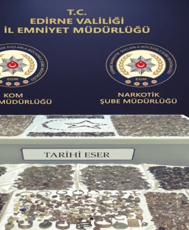 Kapıkule’de tarihi eser operasyonunda 12 bin 770 parça ele geçirildi