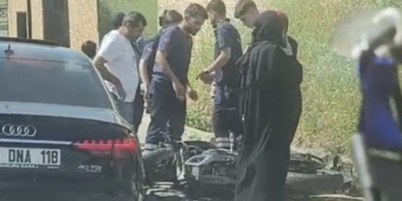 Gaziosmanpaşa’da ambulansa yol vermek isteyen otomobile çarptı, motosiklet sürücüsü yaralandı