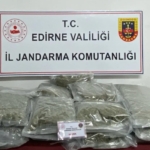 Edirne’de 16.5 kilo skunk ele geçirildi