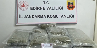 Edirne’de 16.5 kilo skunk ele geçirildi