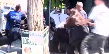 Güngören’de iş yerinde yaşanan patlama sonrası gazetecilere saldırı
