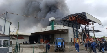 Sakarya’da fabrika yangını
