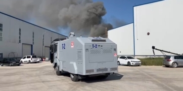 Tekirdağ’da fabrika yangını kontrol altına alındı