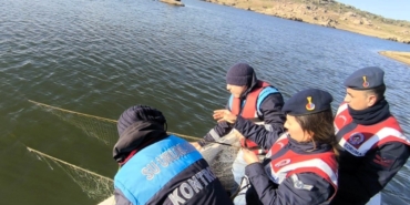 Kayalı Barajı’nda av yasağı denetimi