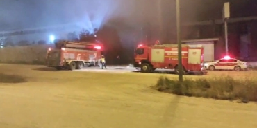 Bursa’da fabrika yangını