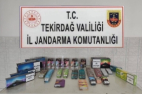 Tekirdağ’da kaçak sigara ve elektronik sigara operasyonu