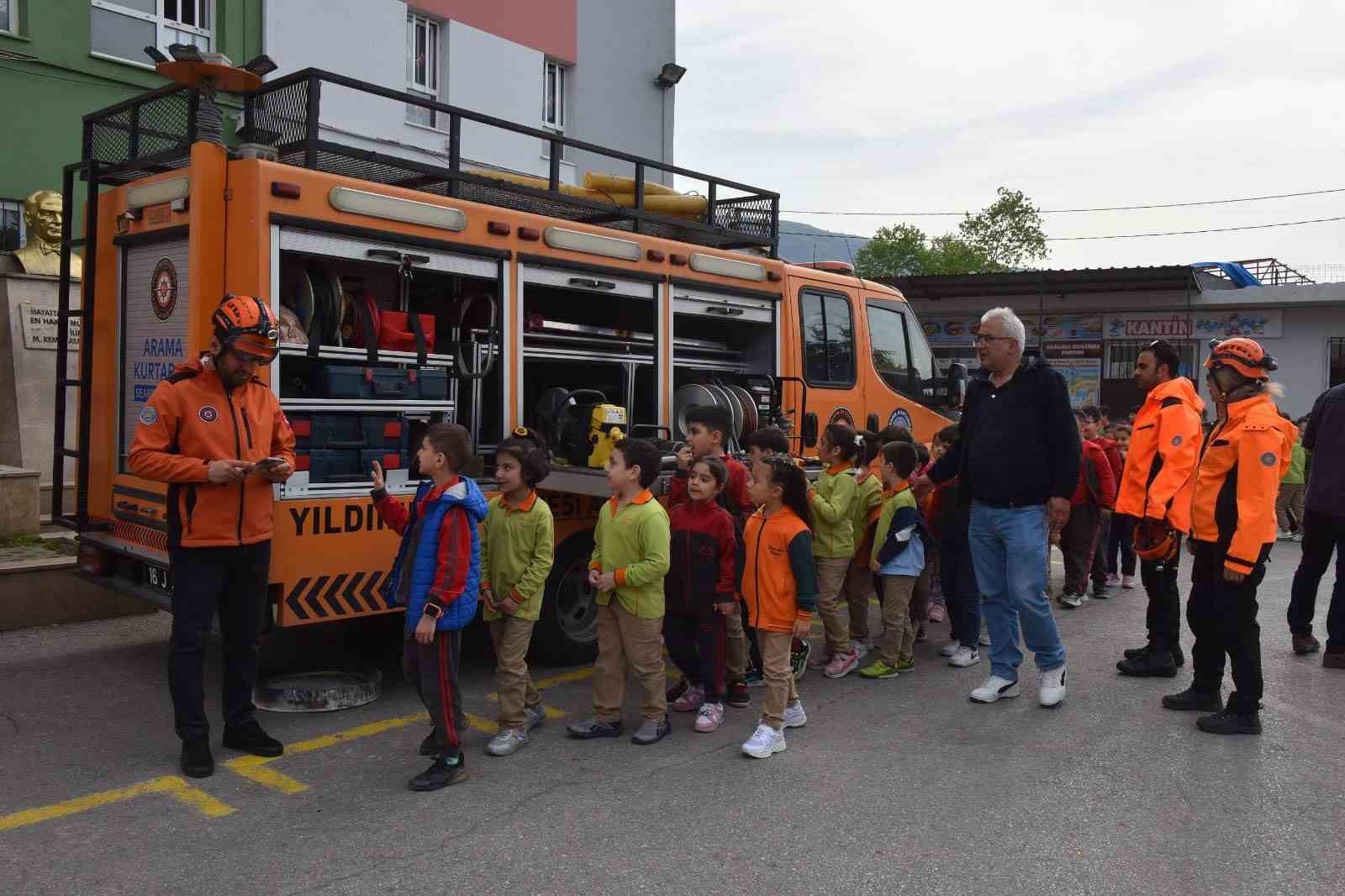Yıldırım Beledisi’nden 6 bin öğrenciye afet eğitimi