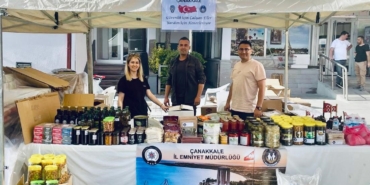 Çanakkale İl Emniyet Müdürlüğü yöresel ürünlerle Ankara’da yerini aldı
