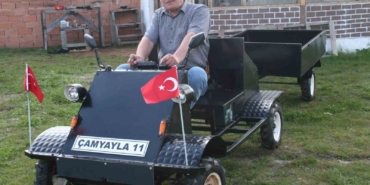 Çamyayla Köyü’nün ilk yerli ve milli arazi aracı