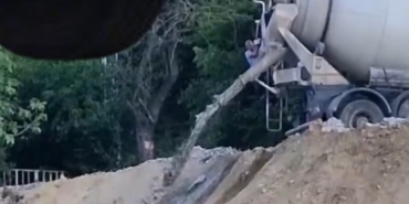 Betonu ormana boşalttı, suçüstü yakalandı