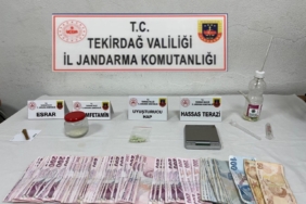 Tekirdağ’da jandarmadan zehir tacirlerine darbe: Çok sayıda uyuşturucu ele geçirildi