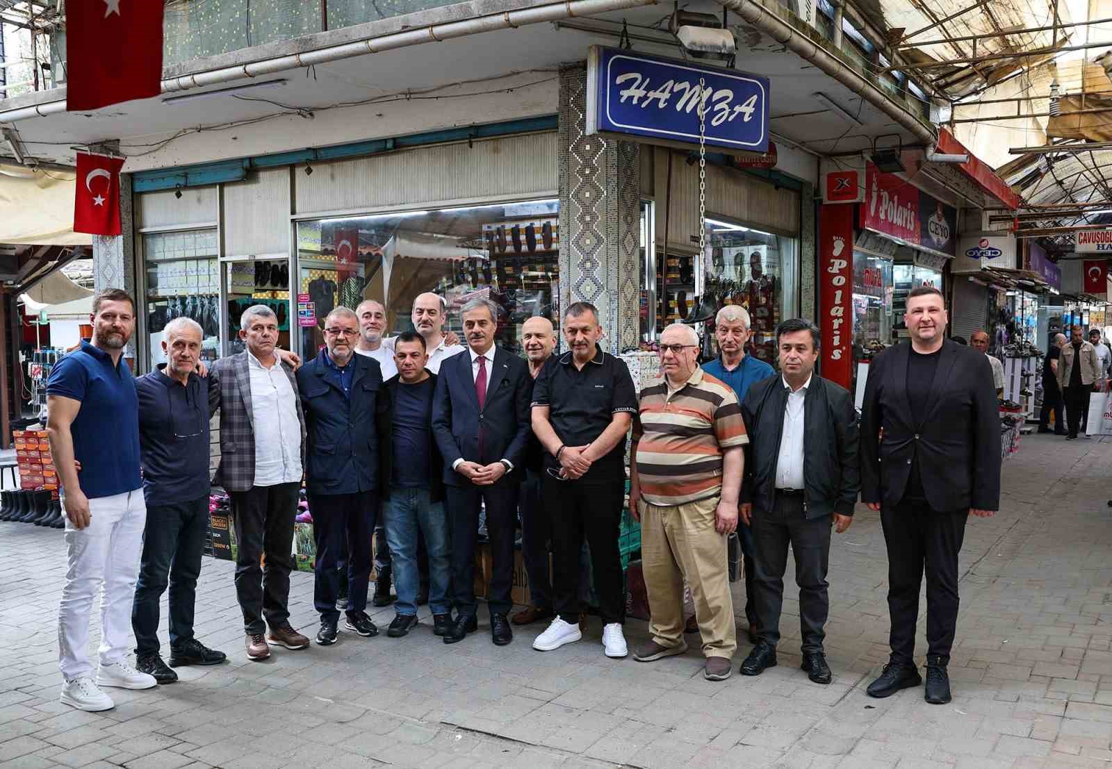 Başkan Alemdar: "Tarihi çarşının kalan kısımları da restore edilecek"