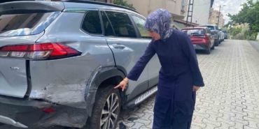 Ataşehir’de araçlara vura vura kaçan sürücünün verdiği hasar gündüz ortaya çıktı