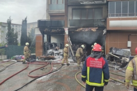 Pendik’te işyerinde yangın