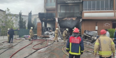 Pendik’te işyerinde yangın
