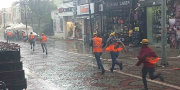 Edirne’de şiddetli yağış ve dolu hayatı olumsuz etkiledi