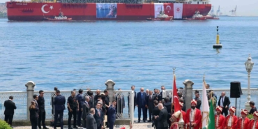 Cumhurbaşkanı Erdoğan ‘Osman Gazi’ platformunu Dolmabahçe’den uğurladı