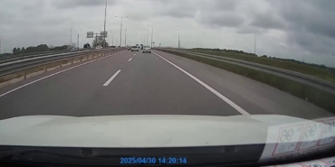 Duble yolda ters yönde giderek tehlike saçan sürücüye 9 bin lira ceza