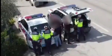 Bursa’da jandarmadan havadan ve karadan denetim