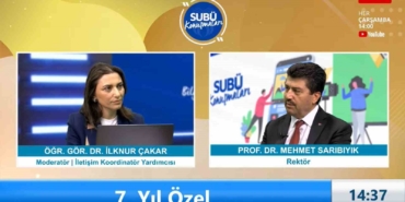 Rektör Sarıbıyık: "İlklere imza atmaktan mutluluk duyuyoruz"