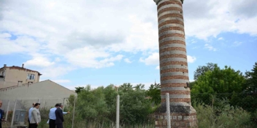 Edirne’de sadece yıkık minaresi kalan Zincirlikuyu Camii için ihya çalışmaları başladı