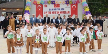 Çan’da 4-6 Yaş Kur’an Kursları Mezuniyet Programı Gerçekleştirildi