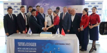 Gazipaşa-Alanya Havalimanı, FlyArsytan’ın ilk uçuşunu karşıladı