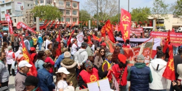 Çanakkale’de 1 Mayıs Emek ve Dayanışma günü coşkuyla kutlandı
