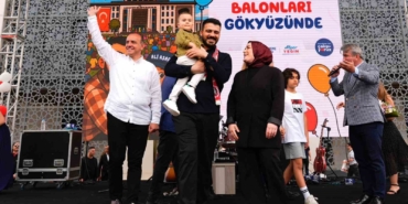 Binlerce balon minik Ali Asaf için gökyüzüne bırakıldı
