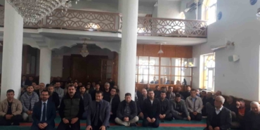 Orman yangınlara karşı cami cemaati bilgilendirildi