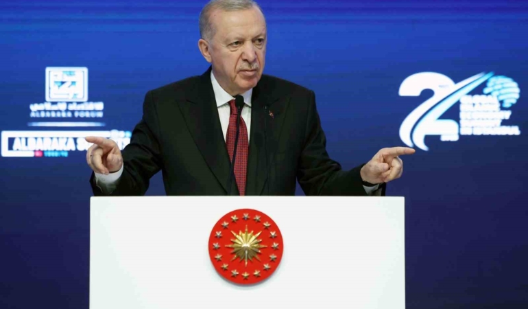 Cumhurbaşkanı Erdoğan: "Faize dayalı ekonomik nizamın değişmesi için mücadeleden geri durmayacağız"