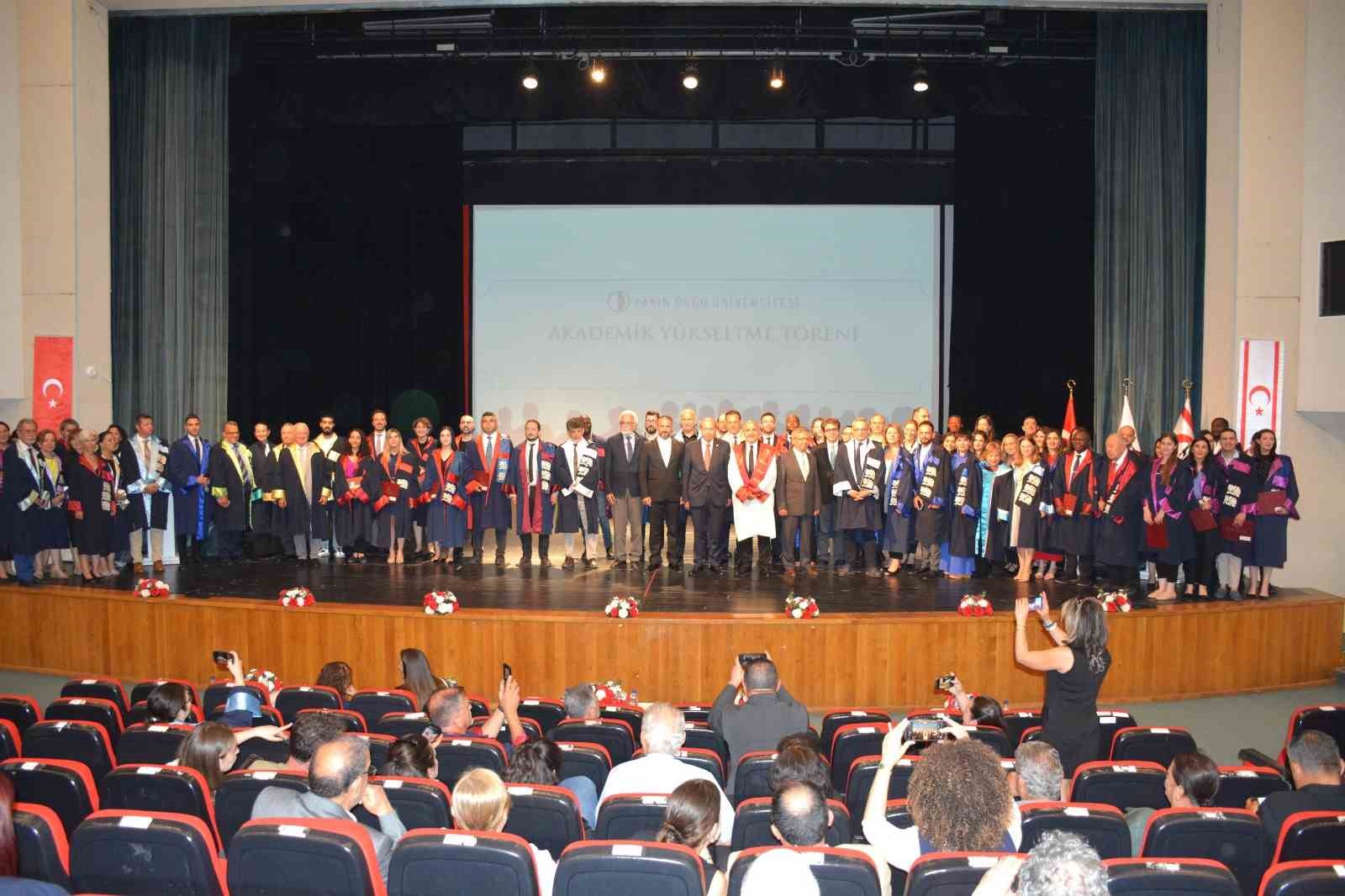KKTC Cumhurbaşkanı Tatar’ın katılımıyla Akademik Unvan Töreni